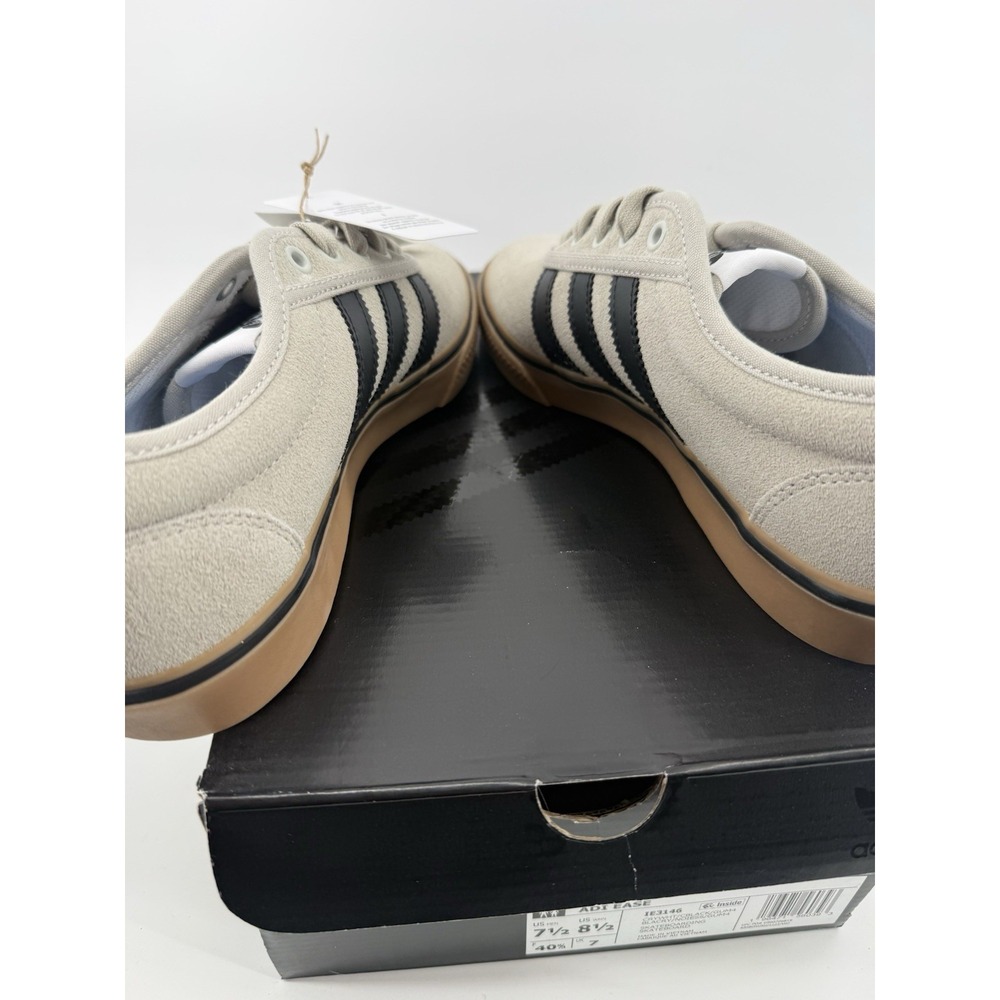 adidas Adi Ease Lace Up Mens White Sneakers Casual Shoes IE3146 7.5M/8.5W - Picture 4 of 6
